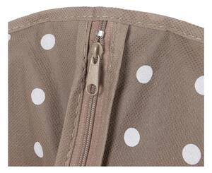 Husă de protecție pentru haine de agățat Compactor Dots, 100 cm, bej