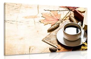 Tablou o cană de cafea de toamnă