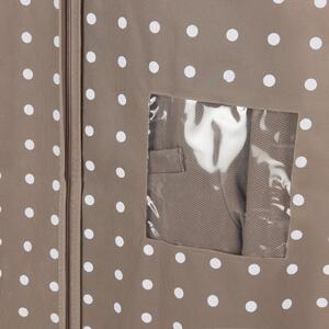 Husă de protecție pentru haine de agățat Compactor Dots, 100 cm, bej