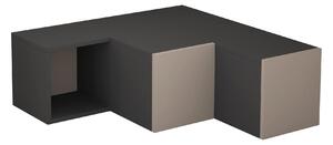Comoda TV COMPACT, gri antracit, PAL melaminat, 90x30/92x32 cm