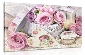 Tablou stilul vintage romantic