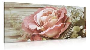 Tablou trandafir vintage elegant