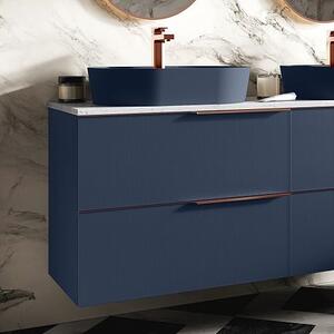 Elita Soho dulap 80x45.3x63.5 cm sub chiuveta pe perete albastru RE010804047030