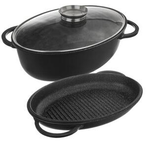 Tavă cu capac Orion GRANDE Aroma, 43 x30 x 17 cm