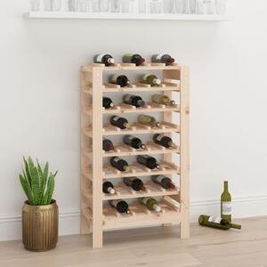 Suport de vinuri, 61,5x30x107,5 cm, lemn masiv de pin
