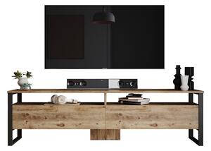 Comoda TV ML19-A, pin atlantic, PAL melaminat/plastic, 180x36x56 cm