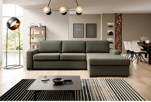 Coltar extensibil VANILLA CORNER 140, sezlong dreapta, stofa catifelat