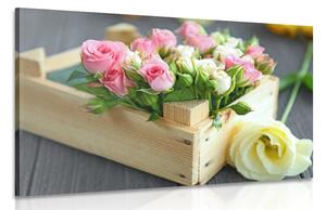 Tablou compoziție florală delicată