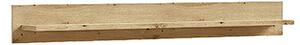 Polita MOLTO ML6a, stejar artisan, PAL, 175x20x20 cm