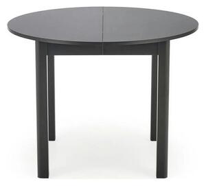 Masa extensibila RINGO, negru, PAL furniruit, 102/142x102x76 cm