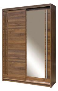 Dulap EFFECT, stejar columbia, PAL, cu 2 usi, 150x59x215 cm