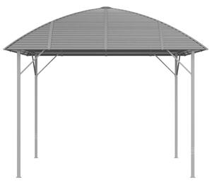 Pavilion cu acoperiș arcuit, antracit, 3x3 m