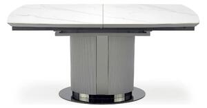 Masa extensibila DANCAN, alb/gri, 160-220x90x76 cm