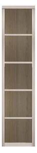 Biblioteca ROMA 11, stejar, PAL, 46x43x194 cm