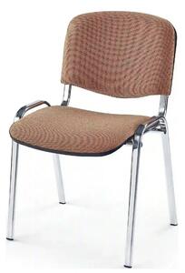 Scaun ISO C, bej, stofa clasic/metal, 53x55x82 cm