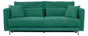 Canapea extensibila 3 locuri verde RICO, stofa catifelata - Monolith 3