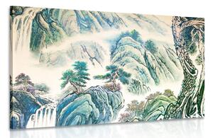 Tablou pictura peisagistică chineză