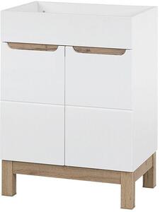 Comad Bali White dulap 60x45.5x84 cm sub chiuveta pe picioare alb BALI WHITE 820 -60 CM FSC