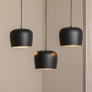 Lampă suspendată Berceste N-1410 negru metal 3 becuri liniară
