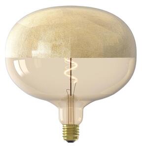 Bec LED reglabil cu filament, soclu E27, 4W, 230V, 1800K, auriu, CRI 90, cu capac decorativ