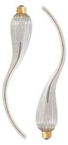Set de 2 becuri LED dimabile LAMDA E27/4W/230V 2100K transparente