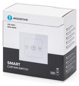 Aigostar - Întrerupător inteligent pentru controlul jaluzelelor 230V, Wi-Fi Tuya
