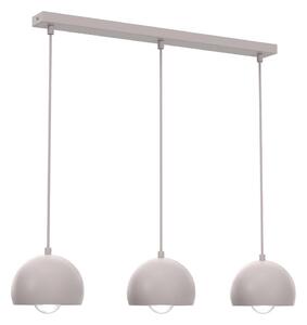Lustră suspendată pe cablu SOOL, 3xE27/15W/230V, crem