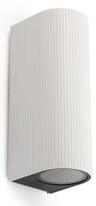 FARO 70328 - Aplică de perete pentru exterior ESTELA 2xGU10/5W/230V IP65 albă