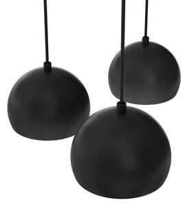 Lustră suspendată cu cablu SOOL 5xE27/15W/230V, negru