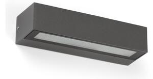 FARO 71910 LAKO - Aplica LED de perete pentru exterior, 8W, 230V, IP65, antracit