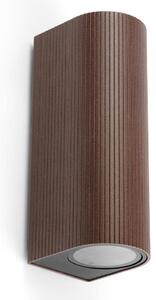 FARO 70329 - Aplică de exterior ESTELA 2xGU10/5W/230V IP65 maro