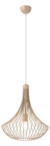 Lustră suspendată BALERINA pe cablu 1xE27/15W/230V bej