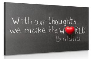 Tablou citatul lui Budha