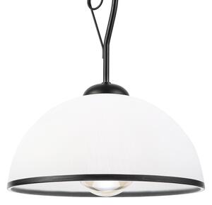 Lustră pe tijă RETRO 1xE27/60W/230V negru/alb
