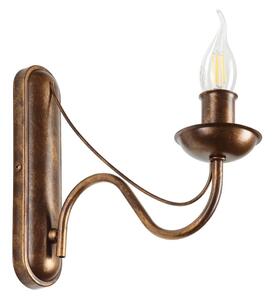 Aplica de perete ANTON, 1xE14/60W/230V, bronz