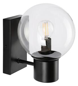 Aplica de perete SFERIO, 1xE14/5W/230V, negru/transparent
