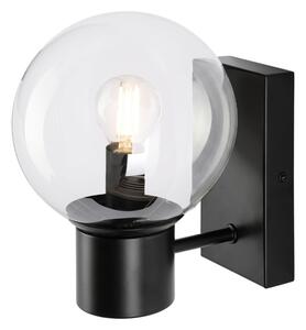 Aplica de perete SFERIO, 1xE14/5W/230V, negru/transparent