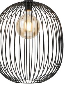 Lustră suspendată pe cablu DESTELLO, 1xE27/15W/230V, diam. 32 cm, negru