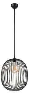 Lustră suspendată pe cablu DESTELLO, 1xE27/15W/230V, diam. 32 cm, negru