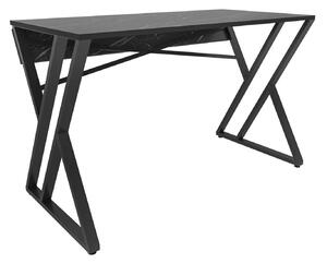 Masa birou GYZA, negru, PAL melaminat, 120x60x75 cm