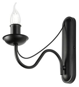 Aplica de perete ANTON 1xE14/60W/230V negru