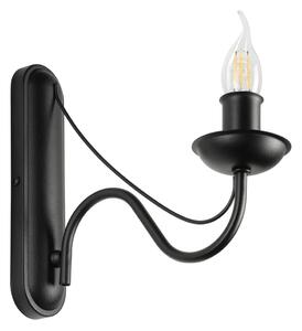 Aplica de perete ANTON 1xE14/60W/230V negru