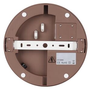 Brilagi - Lampă LED de exterior cu senzor BENE LED/24W/230V pr. 26 cm maro IP54