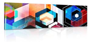Tablou geometrie futuristă