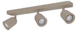 Eglo 902345 - Plafonieră CAMALDOLI cu 3 spoturi, GU10, 10W, 230V, bej