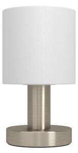 Eglo 31841 - Lampă de masă MONTETTO 1xE14/40W/230V alb/crom mat