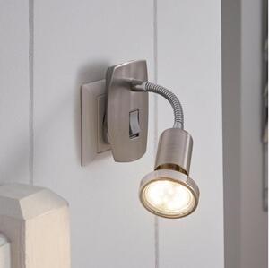 Eglo 902366 - Lampă LED de priză MINI, 1xGU10/2,8W/230V, crom mat