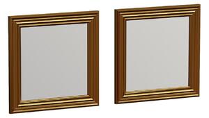 Set 2 oglinzi BALE, auriu, 40x3x40 cm