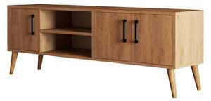 Comoda TV EXXEN, stejar, PAL, 150x34x52 cm