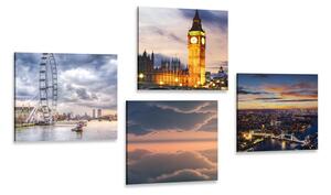 Set tablouri Londra romantică de noapte